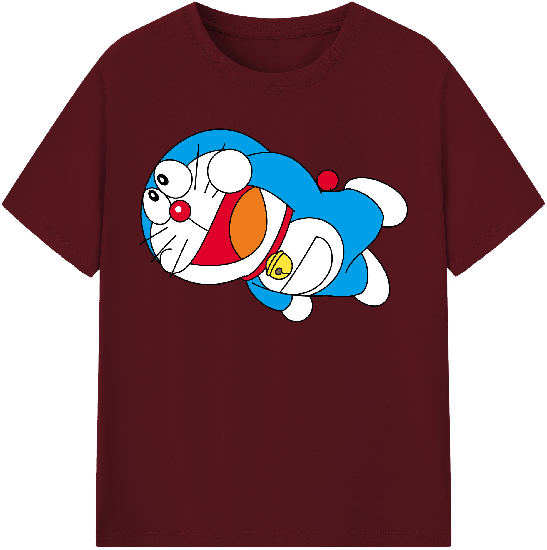 （画像用） ドラえもん Doraemon 綿100％半袖Tシャツ（フロントプリント）